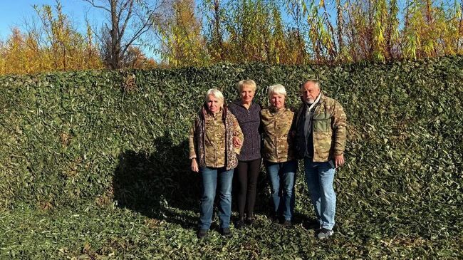 Маскировочную сеть высотой с 10-этажный дом сплели магаданские волонтеры