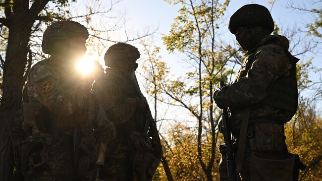 Военнослужащие ВС РФ в зоне проведения СВО