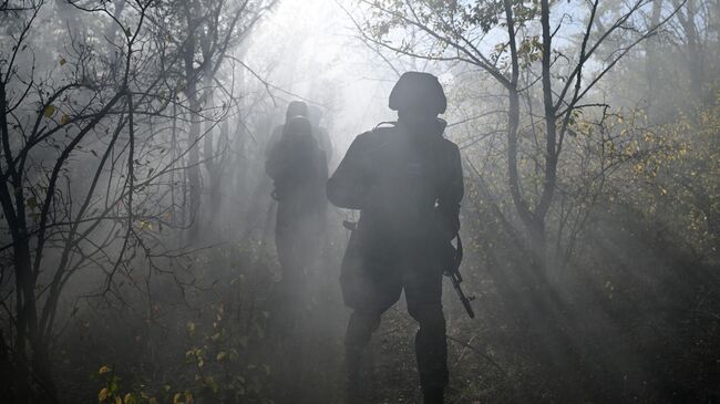 Военнослужащие ВС РФ в зоне проведения СВО