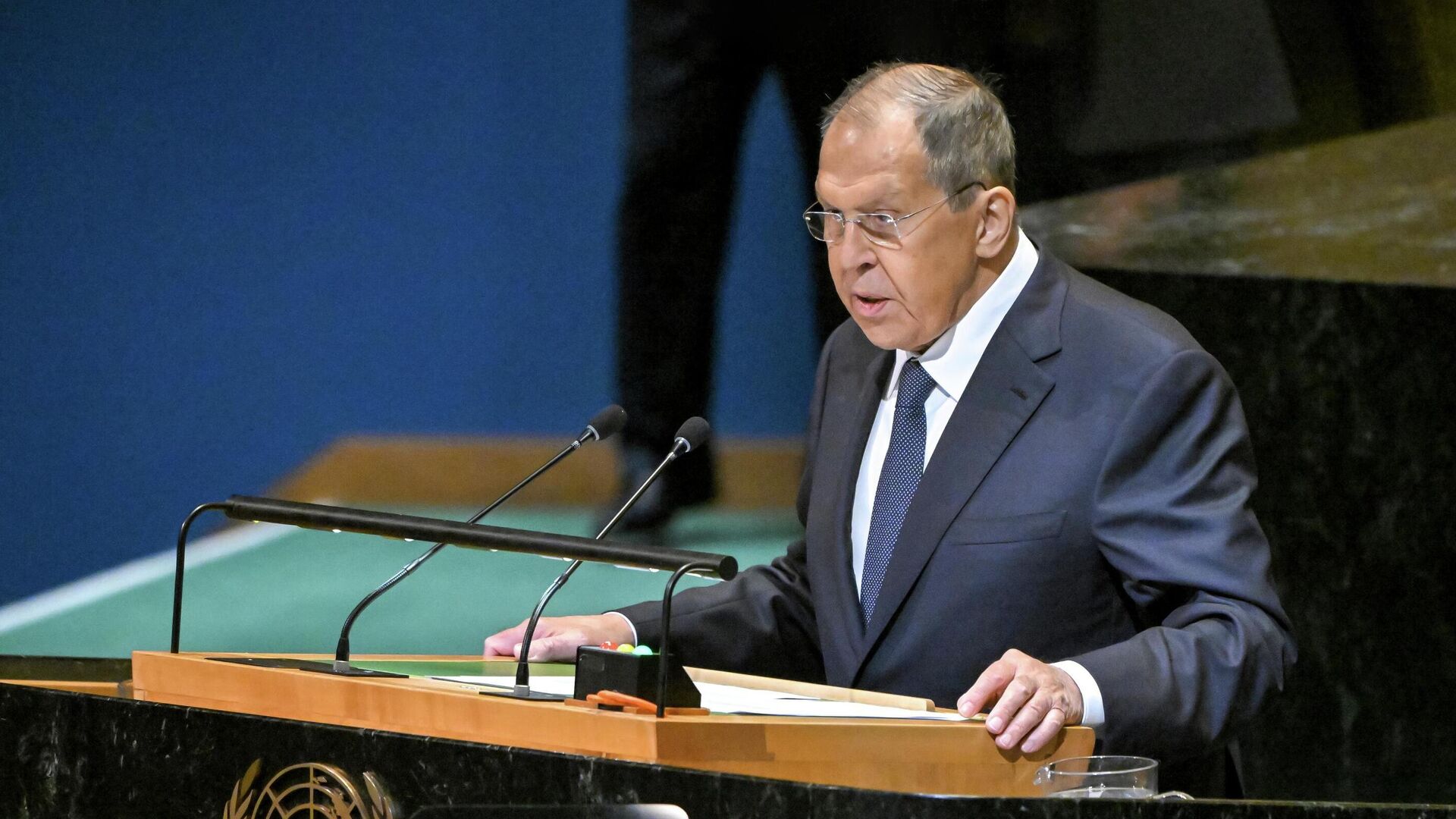 Министр иностранных дел РФ Сергей Лавров выступает на заседании 80-й сессии Генассамблеи ООН - РИА Новости, 1920, 27.09.2025