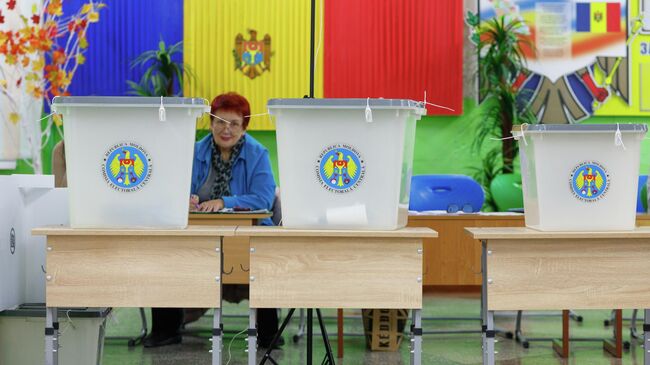 Избирательный участок в Кишиневе