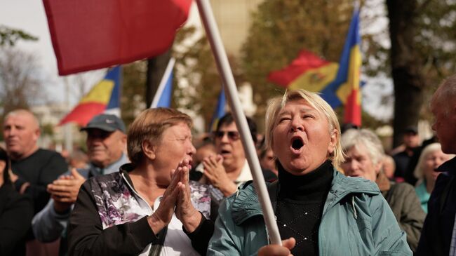 Акция протеста в Кишиневе