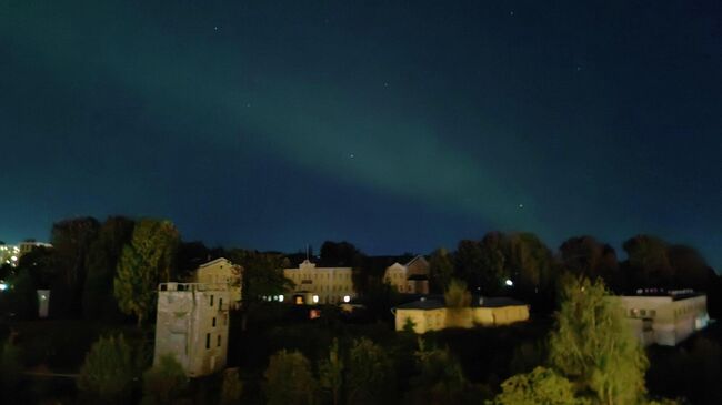Северное сияние в Петербурге