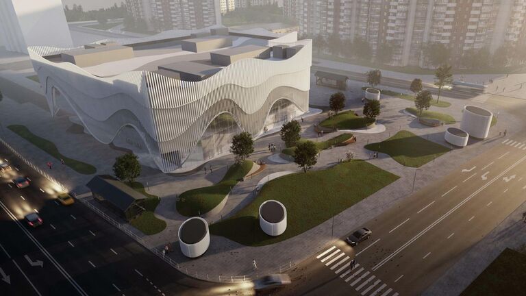 Торговый центр на территории ТПУ Улица Дмитриевского на востоке Москвы