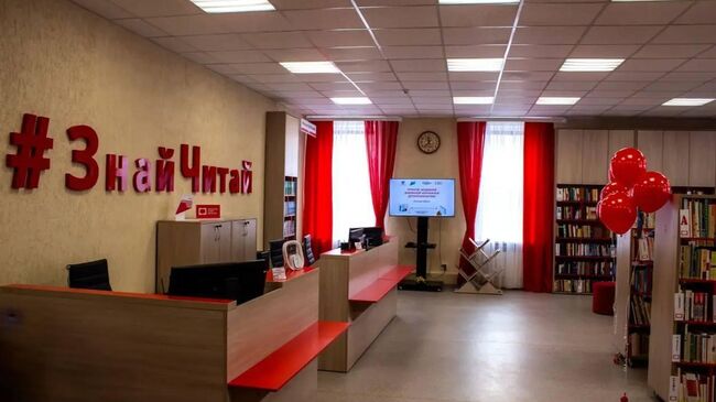 Современную библиотеку открыли в липецком поселке в рамках нацпроекта