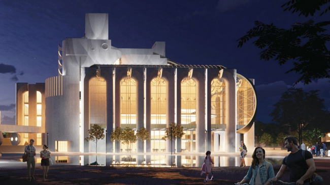 Внешний вид Новгородского театра драмы после завершения реконструкции