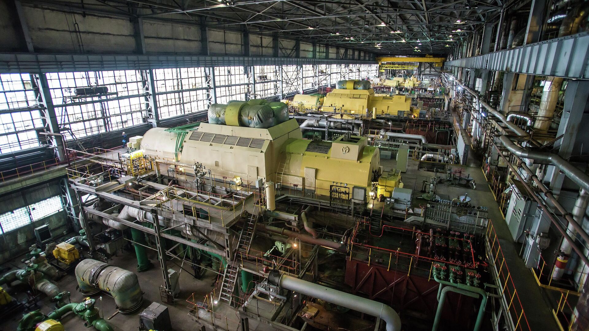 Монтаж новой турбины на ТЭЦ-3 - РИА Новости, 1920, 07.12.2025