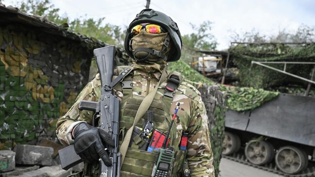 Российский военнослужащий