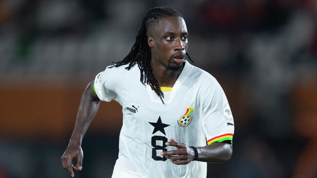 Полузащитник сборной Ганы по футболу Маджид Ашимеру