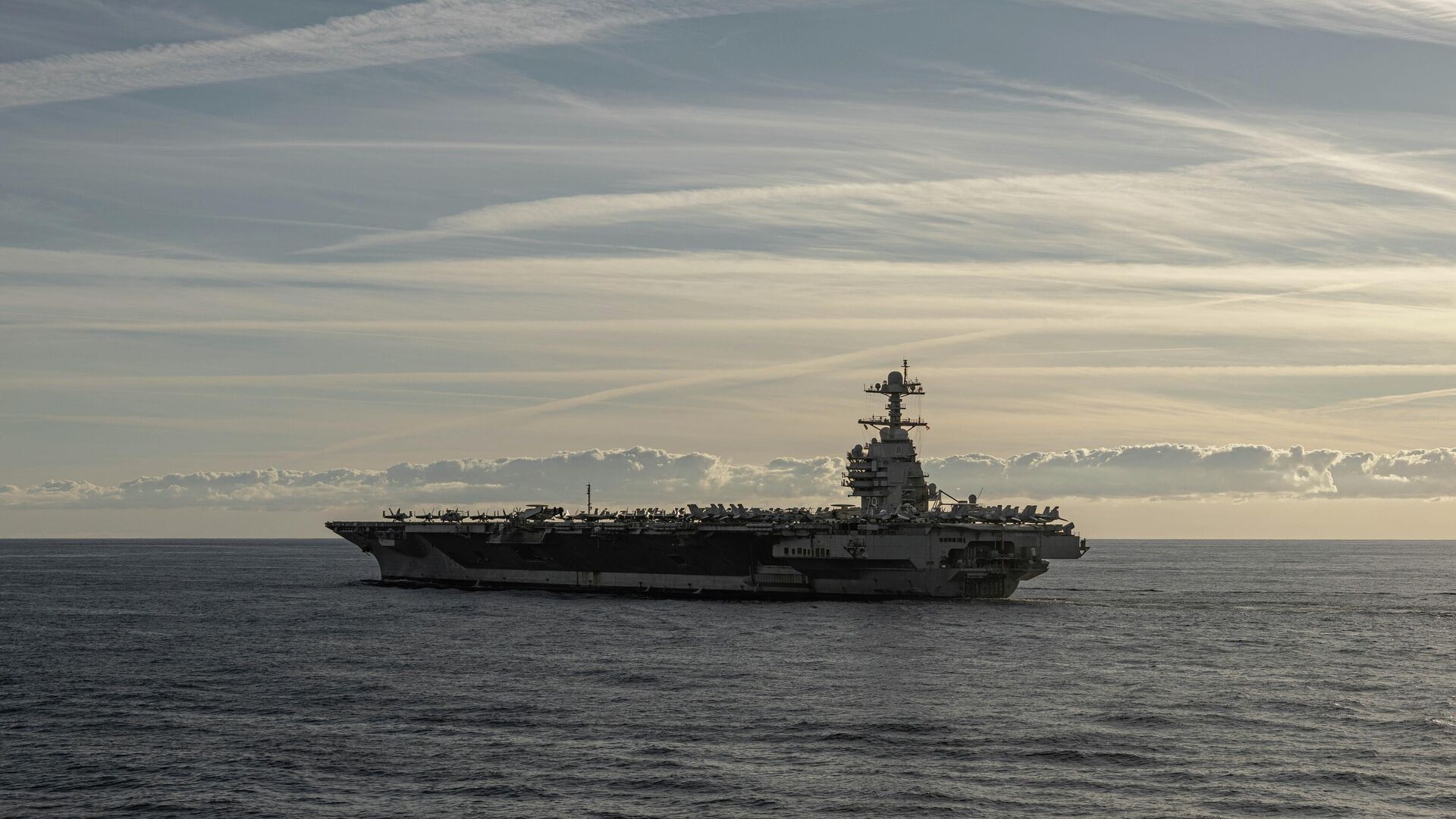 Авианосец ВМС США USS Gerald R. Ford - РИА Новости, 1920, 01.10.2025