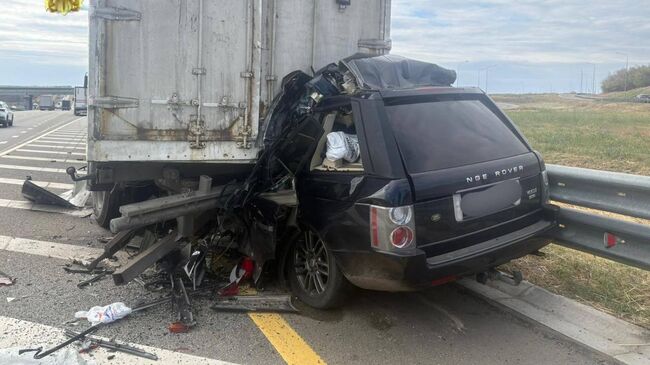 На месте ДТП в Ростовской области. 1 октября 2025