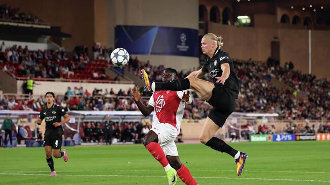 Эпизод матча ЛЧ Монако - Манчестер Сити