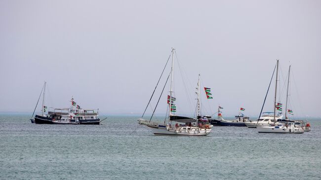 Корабли, входящие в состав Флотилия стойкости, направляются в Газу