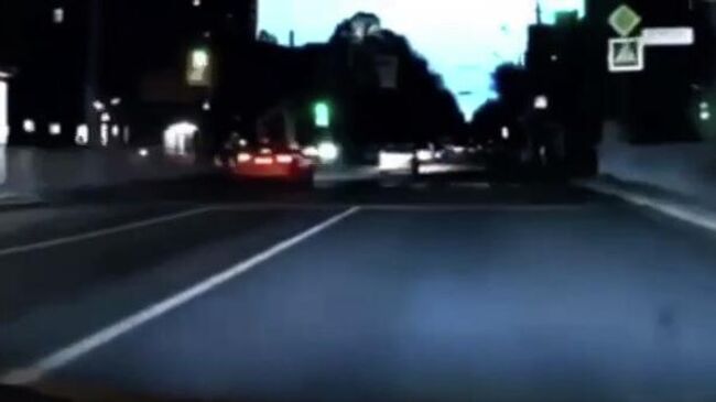 Яркая вспышка в небе в Днепропетровске