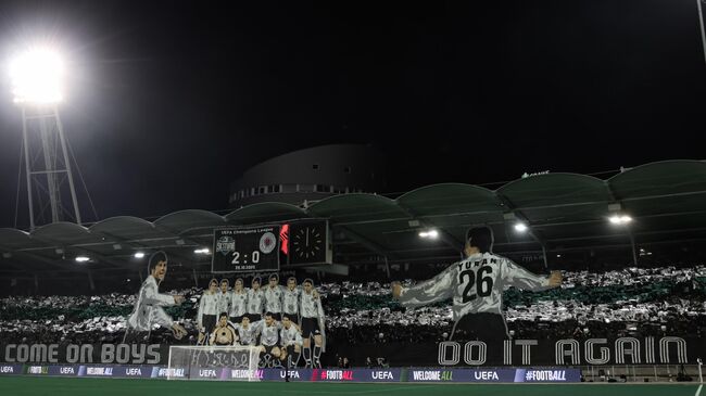 Баннер болельщиков Штурма