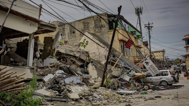 Последствия землетрясения на Филиппинах