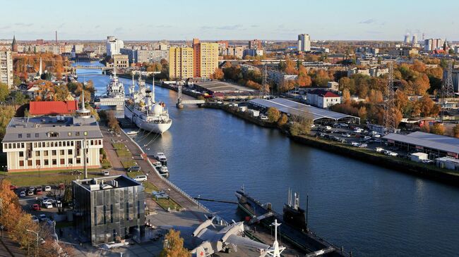 Река Преголя в Калининграде