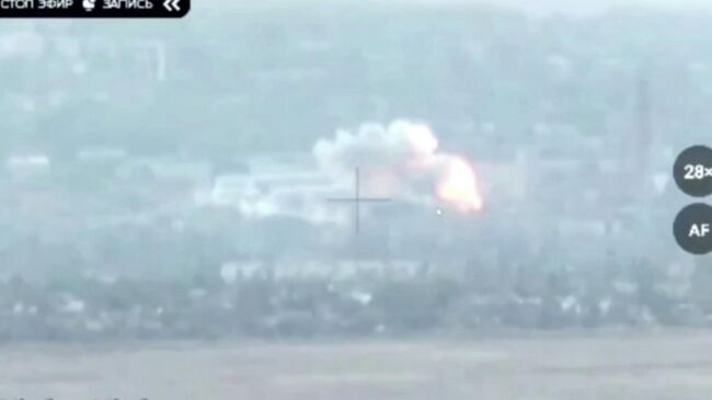 Удар по технике ВСУ, собранной для эвакуации командного пункта в Константиновке