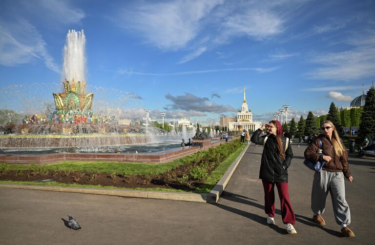 Старт работы фонтанов в Москве Старт работы фонтанов в Москве