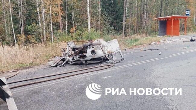 Последствия ДТП в Гусь-Хрустальном районе Владимирской области Последствия ДТП в Гусь-Хрустальном районе Владимирской области