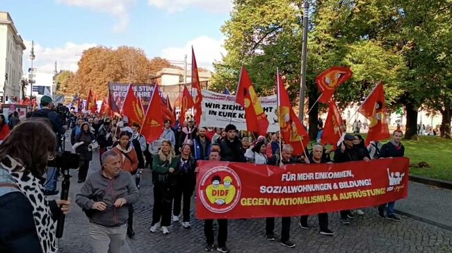 Многотысячная демонстрация в Берлине