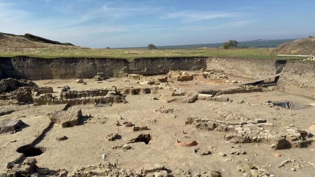 Первая в мире воссозданная античная винодельня в винном доме Фанагория