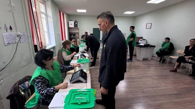 Голосование на выборах в органы местной власти в Грузии