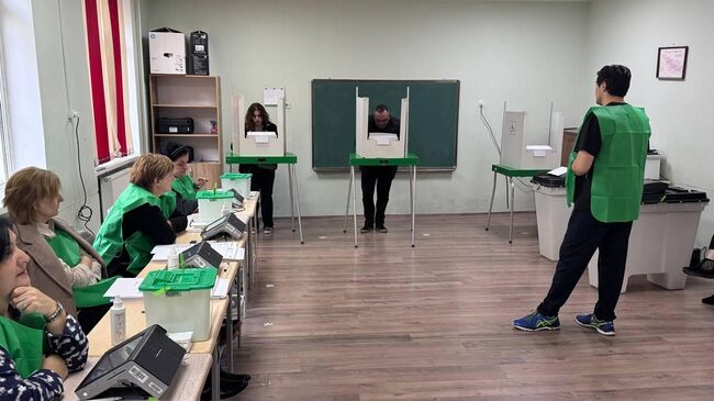 Голосование на выборах в органы местной власти в Грузии