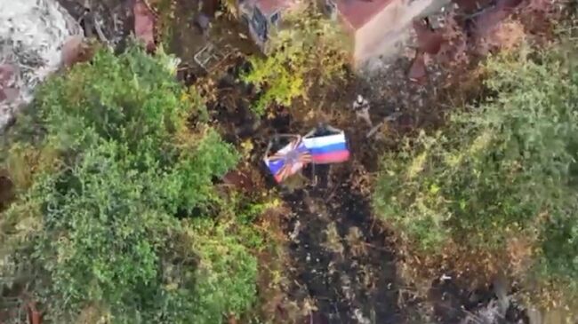 Кадры освобождения Отрадного в Харьковской области