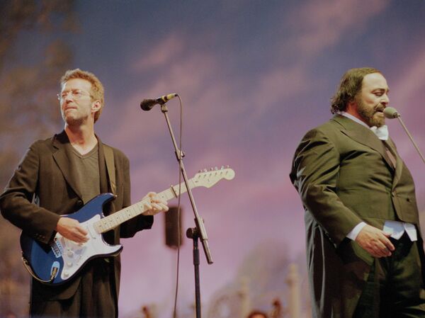 Эрик Клэптон и Лучано Паваротти Эрик Клэптон и Лучано Паваротти