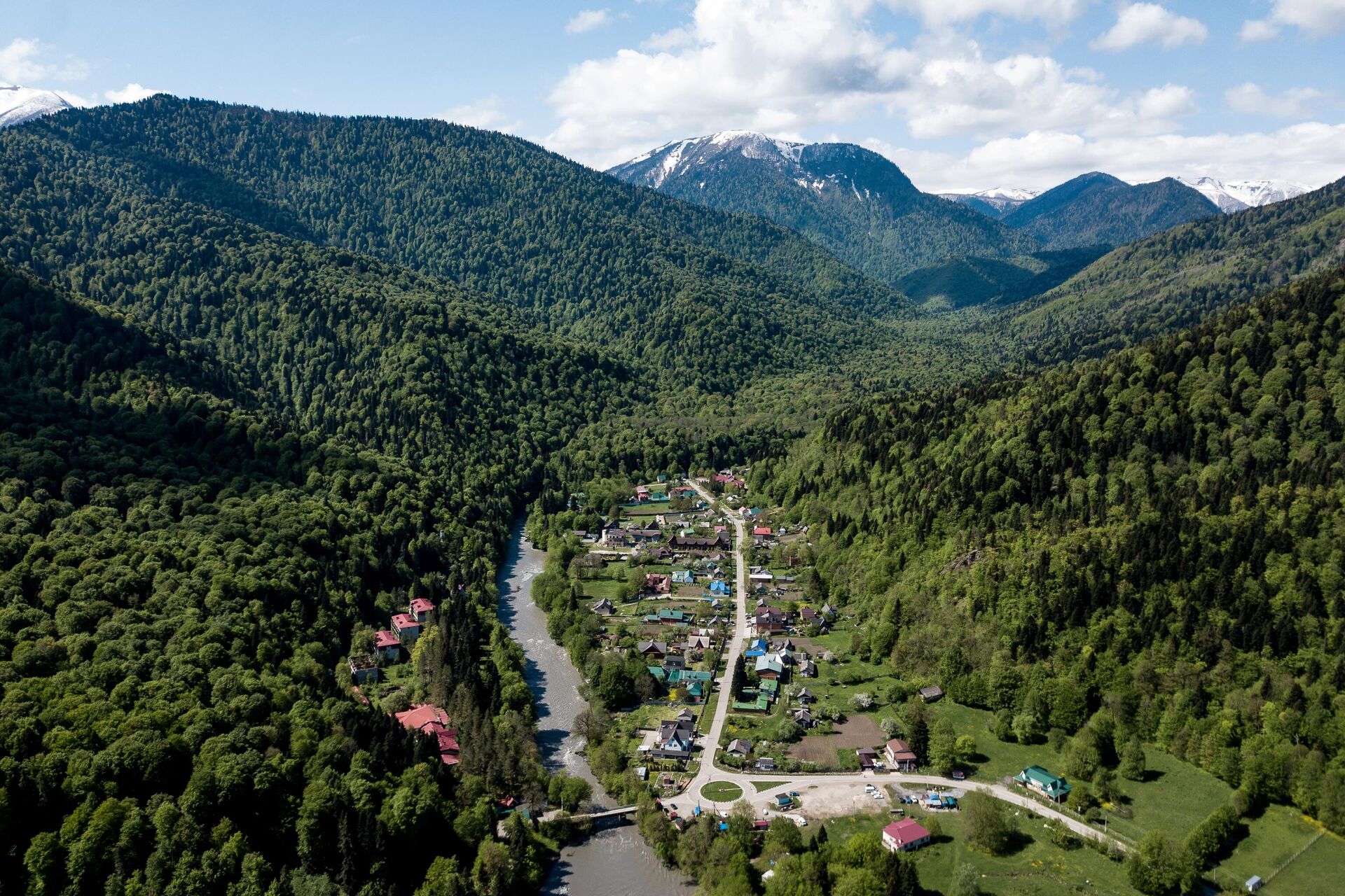 Регионы России. Республика Адыгея. Поселок Гузерипль - РИА Новости, 1920, 06.10.2025