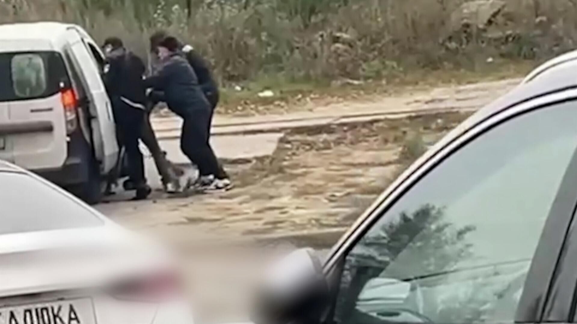 В Киеве насильно мобилизовали мужчину вместе с его собакой В Киеве насильно мобилизовали мужчину вместе с его собакой - РИА Новости, 1920, 06.10.2025