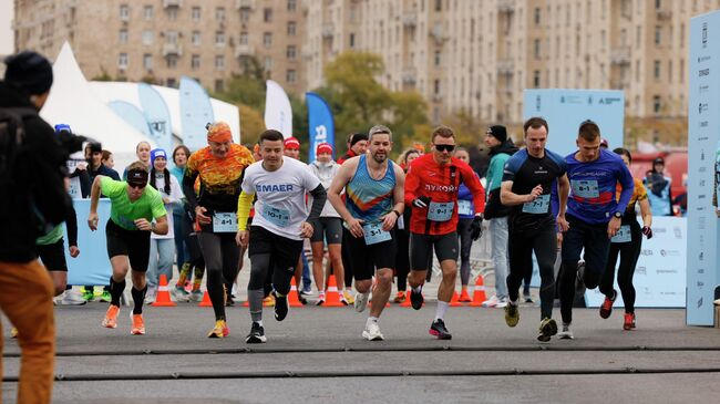 Команда Совкомбанка на старте TOPSKI FAMILY 