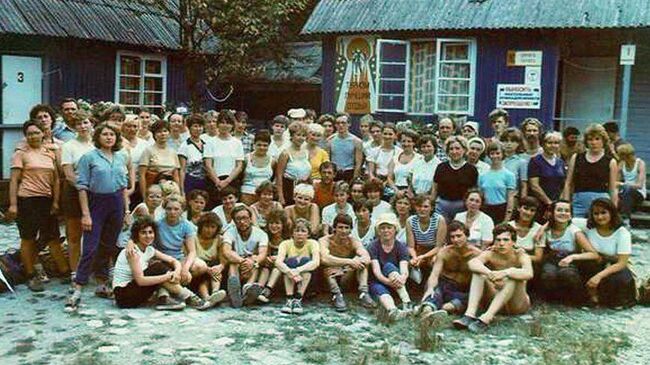 Одна из туристических групп на маршруте Тридцатка Одна из туристических групп на маршруте Тридцатка