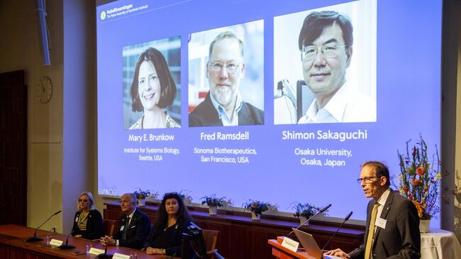 Нобелевскую премию в области физиологии и медицины присудили Мэри Брунков, Фреду Рамсделлу и Шимону Сакагучи