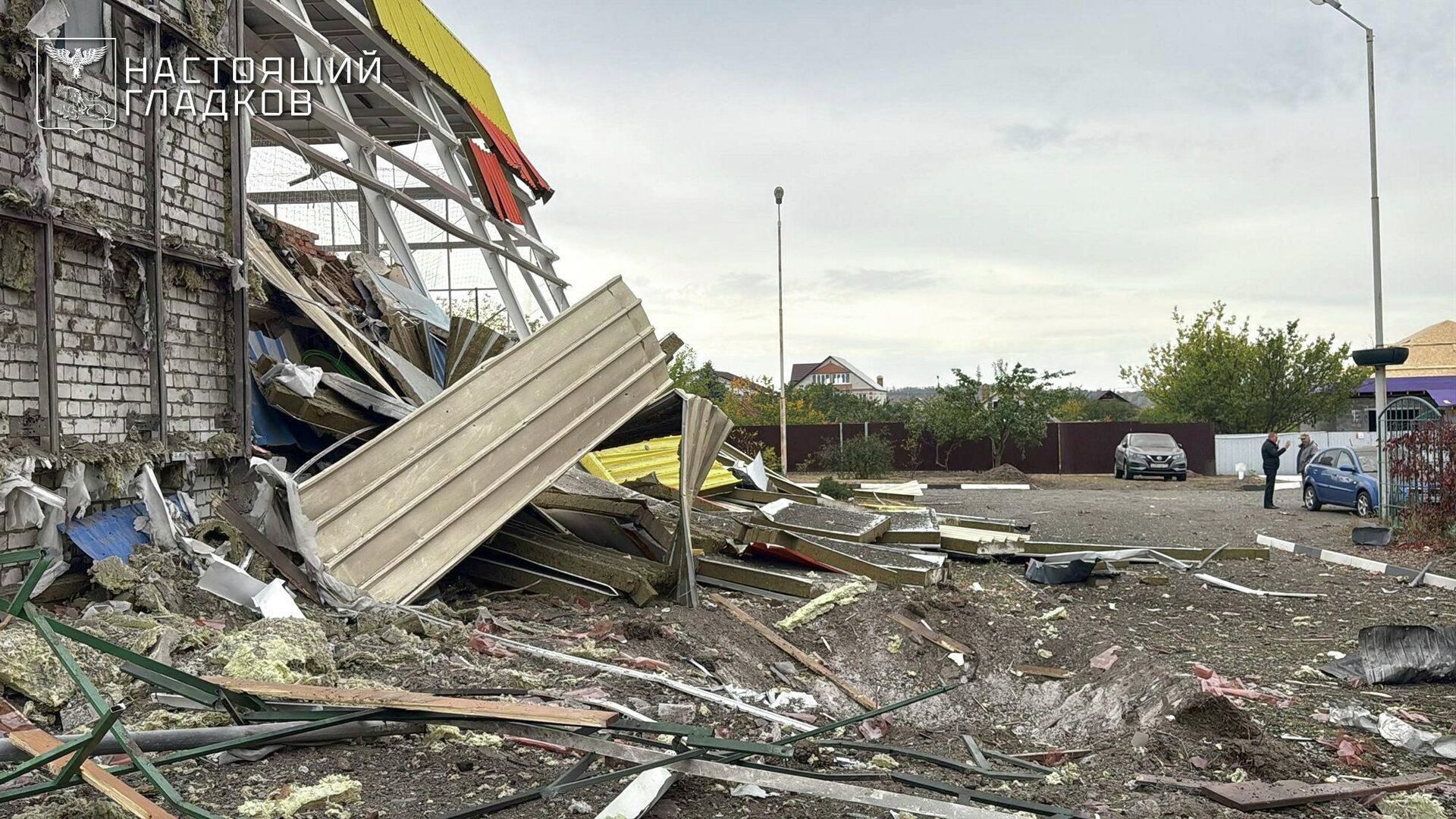 Место удара ВСУ по посёлку Маслова Пристань Шебекинского округа Место удара ВСУ по посёлку Маслова Пристань Шебекинского округа - РИА Новости, 1920, 08.10.2025