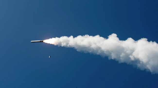 Запуск крылатой ракеты Tomahawk