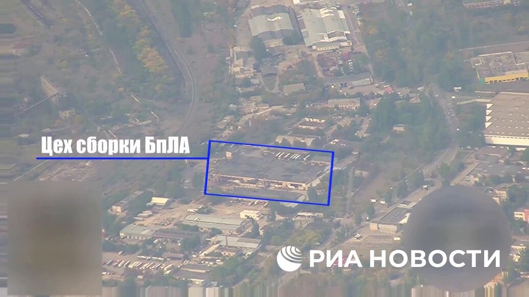 ВС России нанесли ракетный удар по цеху производства дронов ВСУ у Херсона