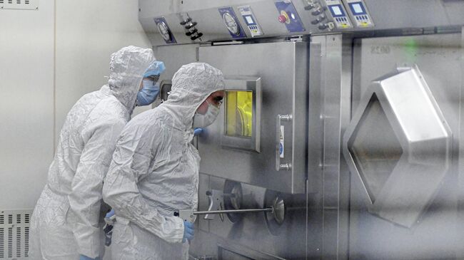 Сотрудники лаборатории синтеза и производства радиофармпрепаратов 