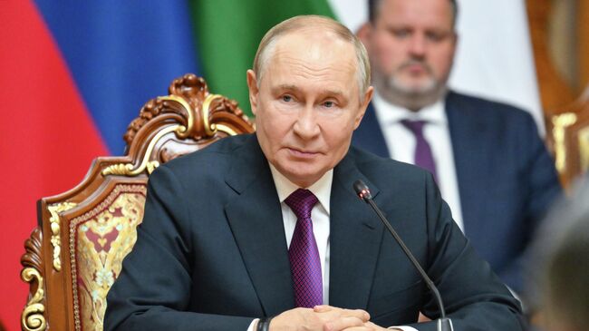 Президент РФ Владимир Путин в Душанбе Президент РФ Владимир Путин в Душанбе