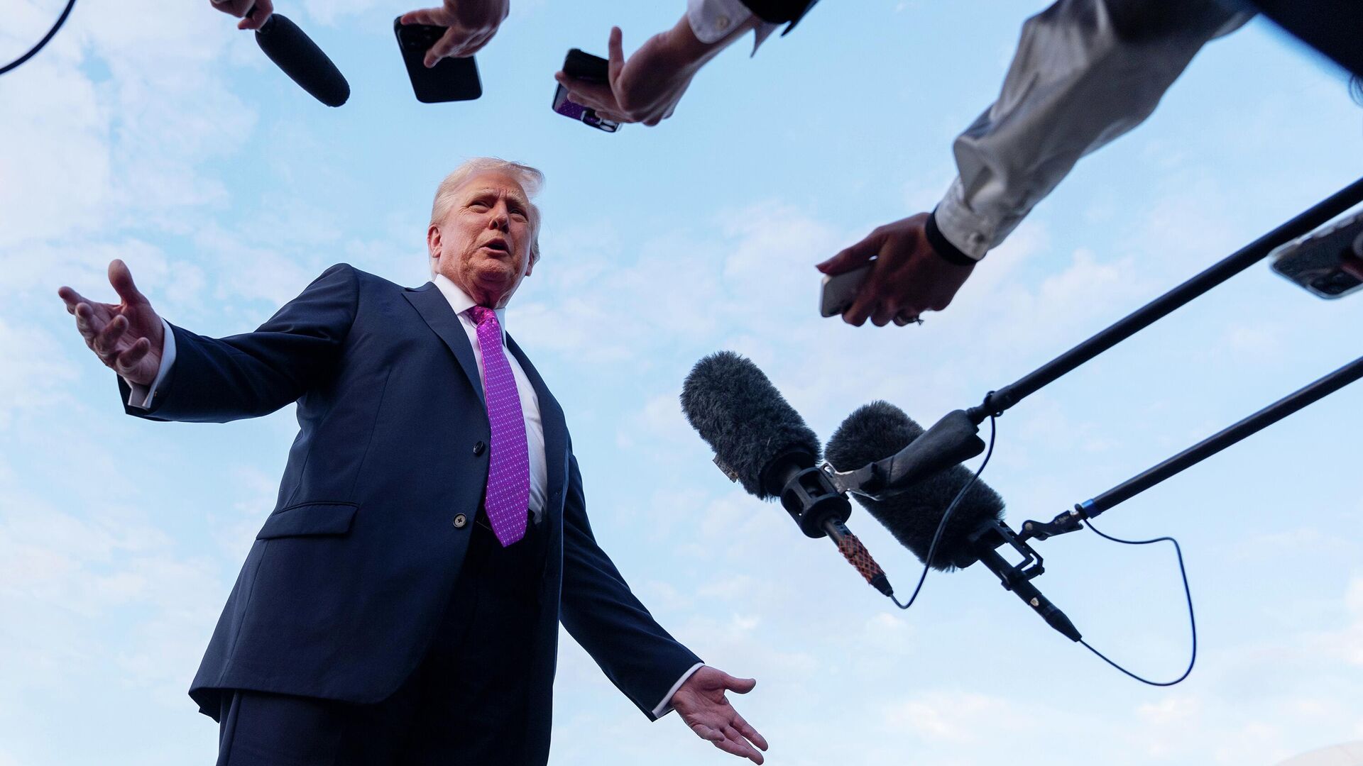 Президент США Дональд Трамп - РИА Новости, 1920, 09.10.2025