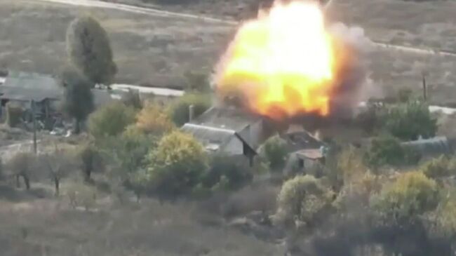 Удар по пунктам временной дислокации и управления БПЛА ВСУ в Харьковской области