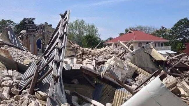 Последствия землетрясения на Филиппинах