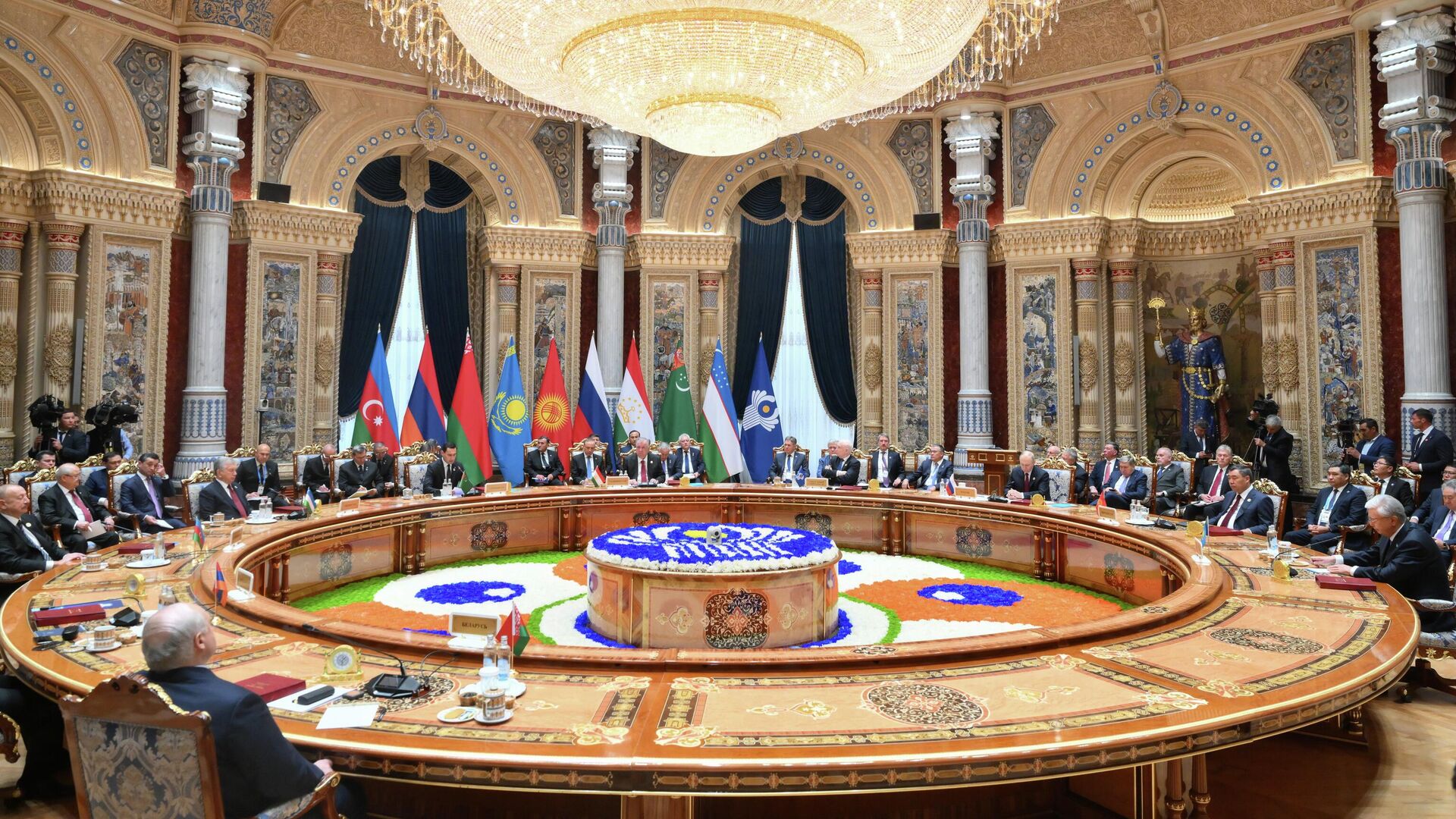 Совет глав государств СНГ в расширенном составе в Душанбе - РИА Новости, 1920, 10.10.2025
