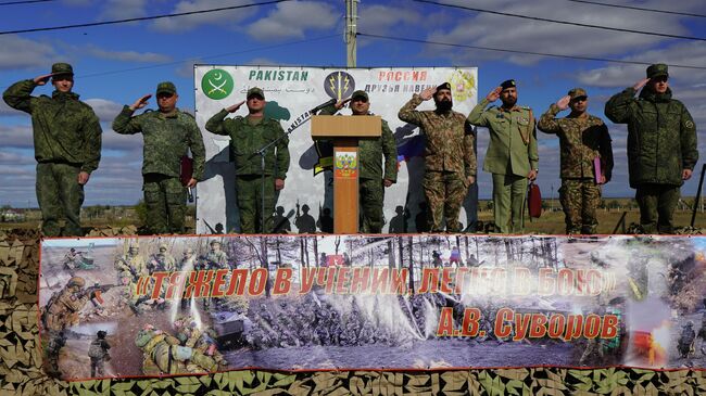 Совместные учения России и Пакистана Дружба-2025