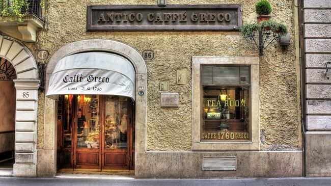 Кафе Antico Caffe Greco в Италии