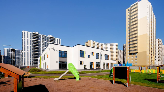 Новый детсад в городе Бугры Всеволожского района Ленинградской области