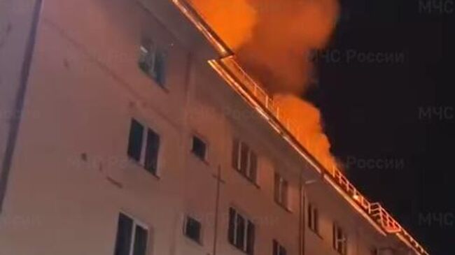 Пожар в Сосновоборске