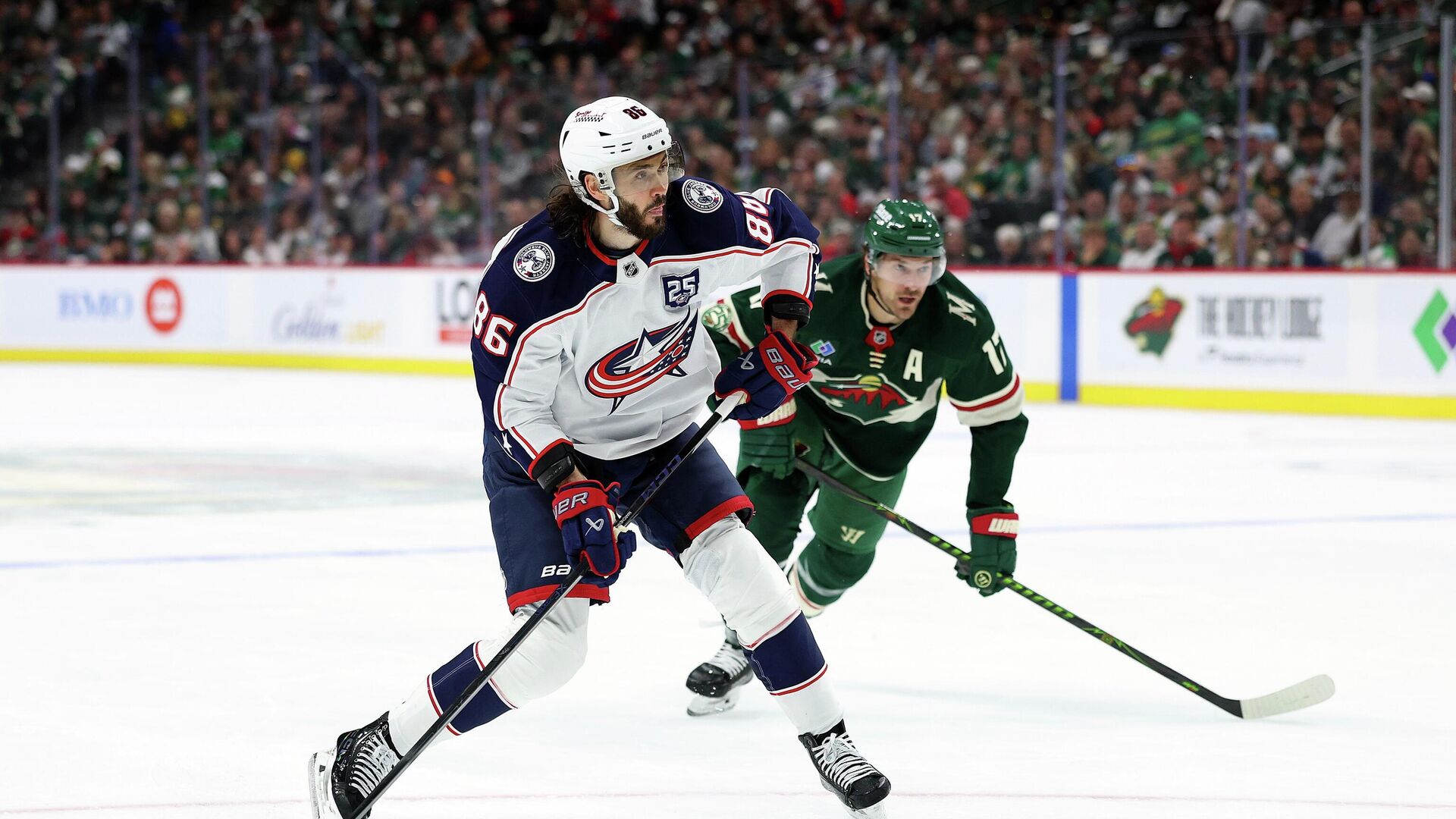 Хоккеист Коламбус Блю Джекетс Кирилл Марченко - РИА Новости, 1920, 12.10.2025