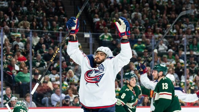 Хоккеист Коламбус Блю Джекетс Кирилл Марченко